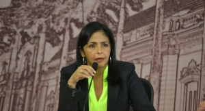 Delcy Rodríguez aseguró que en Venezuela si hay un Estado de Derechos Humanos