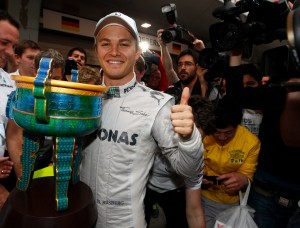 Nico Rosberg salió desde la pole position.