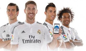 Las estrellas del Real Madrid promocionan la nueva aplicación del equipo