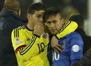 James aleja a Neymar de sus compañeros para evitar enfrentamientos