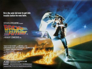 Poster oficial de la película Back To The Future