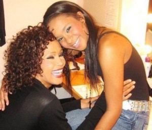 Whitney Houston junto a Bobbi Kristina