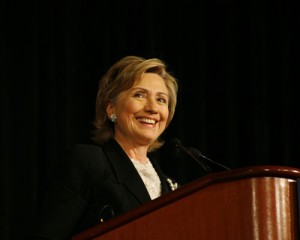 Clinton aspira a ser la candidata de su partido