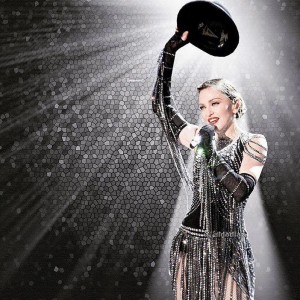 La cantante Madonna en su gira musical Rebel Heart