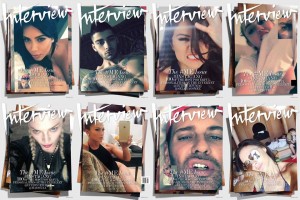 Las ocho portadas de la edición de Interview en septiembre