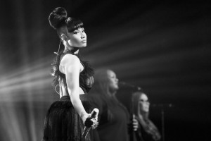 Nicki Minaj sobre el escenario