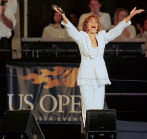 Whitney Houston en el US Open de 1997