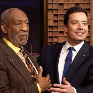 Bill Cosby junto a Jimmy Fallon
