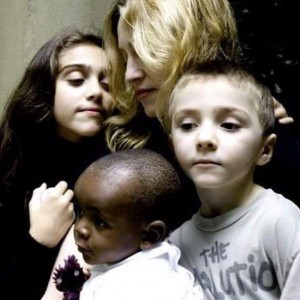 Madonna compartió esta foto con sus hijos en redes sociales