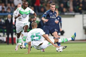 Bale fue uno de los más lúcidos en el encuentro ante el Wolfsburgo