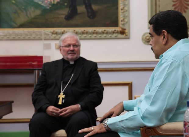 Maduro se reunio con Aldo Giordani en Miraflores