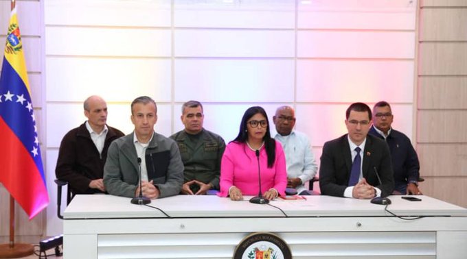 La alta funcionaria también denunció la detención en el Canal de Panamá de una embarcación con insumos para Venezuela