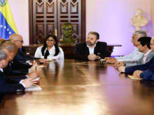 Los representantes de diálogo en Venezuela se mostraron prestos a compartir información con el bloque europeo