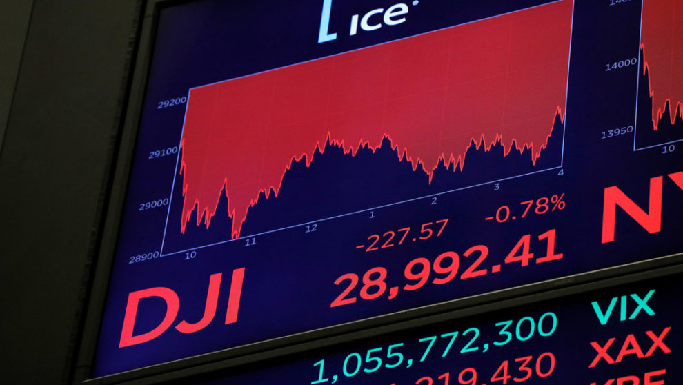 Wall Street abre en rojo y el Dow Jones se desploma