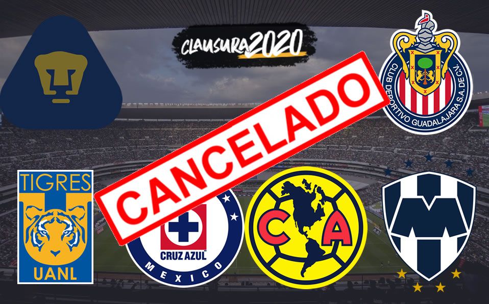 Cancelan el Torneo Clausura del fútbol mexicano