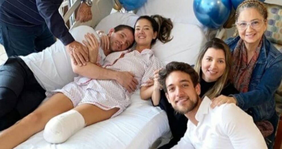 Daniella Álvarez se recupera de la amputación de su pie
