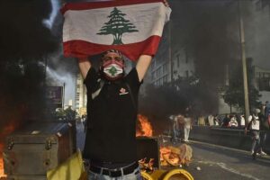 Libaneses protestaron contra la gestión del gobierno