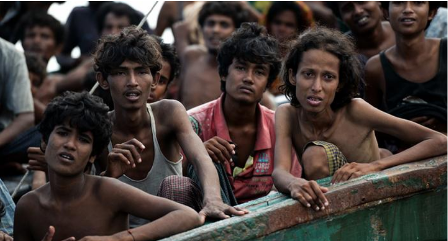 Indonesia recibió a más de 300 refugiados rohingyas que se encontraban a la deriva