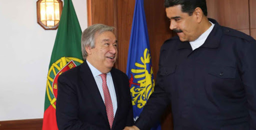 Runión de Maduro con Guterres