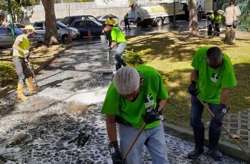 José Simón Elarba - Fospuca - Otra semana de intensas jornadas de limpieza en Caracas y Pampatar