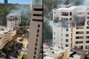 Explosión en edificio
