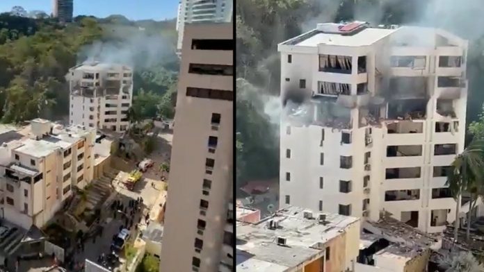 Explosión en edificio
