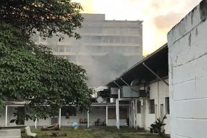 Incendio en la UCV