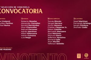 Convocatoria Vinotinto ¡Venezuela anuncia a sus guerreros para la Copa América! - FOTO