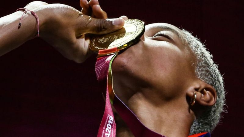 Medalla de oro del Meeting de Lievin, Francia fue ganada por Yulimar Rojas