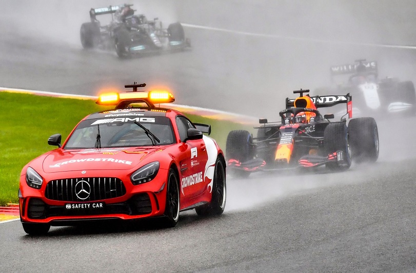 F1 - Gran Premio de Bélgica arruinado por la lluvia ¡Verstappen gana sin correr! - FOTO
