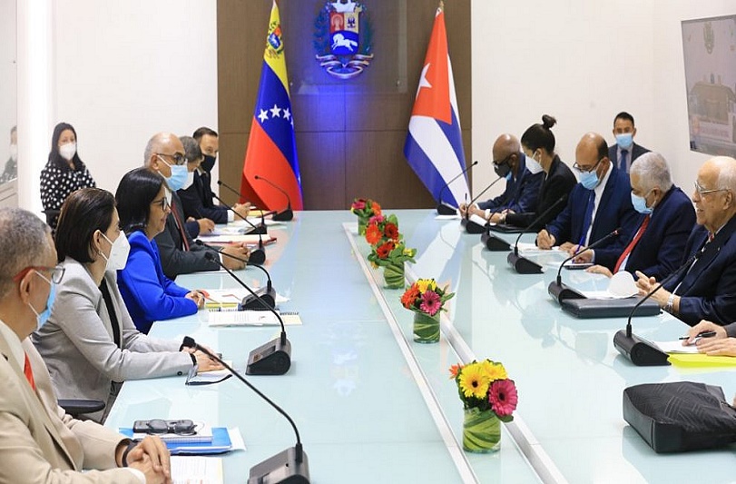 Gabriela Jiménez - Venezuela y Cuba afianzan Convenio Integral de Cooperación - FOTO