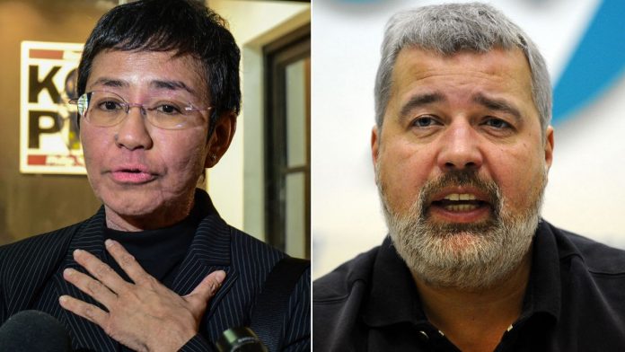 Premio Nobel de la Paz reconoce a dos periodistas combativos