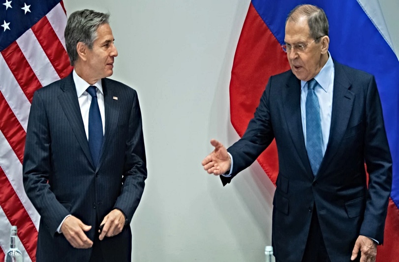 Antony Blinken y Sergei Lavrov se verán las caras este viernes en Ginebra - FOTO