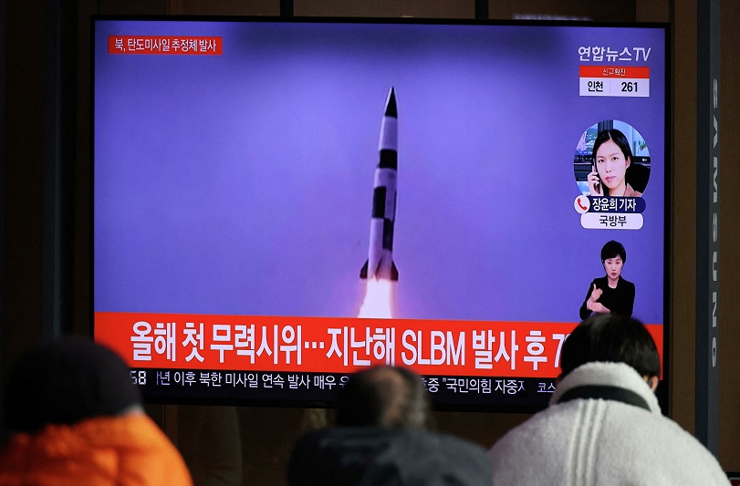 Primera prueba balística de 2022 - Corea del Norte lanza misil al Mar del Este ¡Seúl y Tokio en alerta! - FOTO