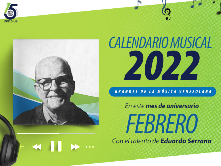 Diego Ricol - Calendario Musical Banplus 2022 - Febrero ¡Celebrando el aniversario del banco y conociendo la obra de Eduardo Serrano! - FOTO