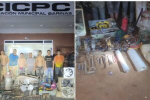El Cicpc desmanteló una banda criminal dedicada al robo de bancos en el estado Barinas