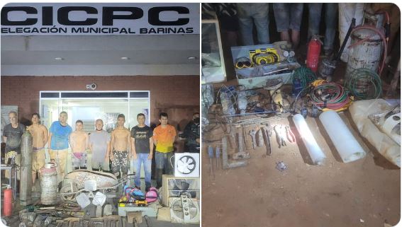 El Cicpc desmanteló una banda criminal dedicada al robo de bancos en el estado Barinas