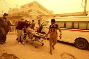4 mil hospitalizados ¡Irak vuelve a ser azotada por tormenta de arena! - FOTO