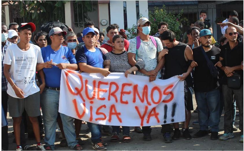 México deportó a más de 35 migrantes venezolanos tildados de “revoltosos”