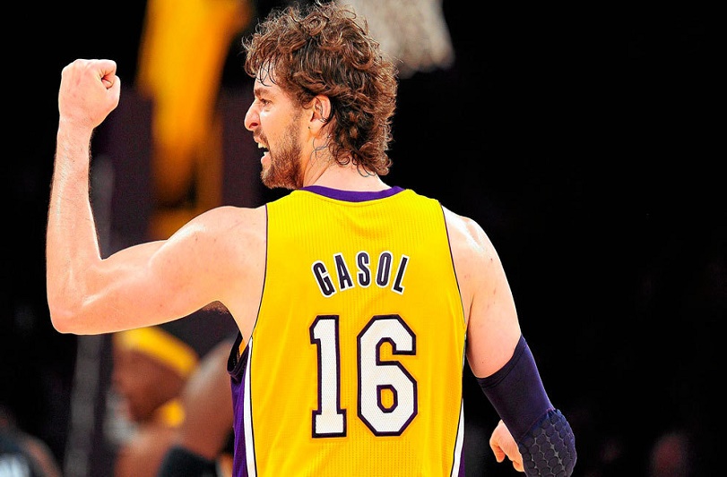 La leyenda Pau Gasol; Los Lakers de Los Ángeles retirarán la camiseta ‘16’ - FOTO