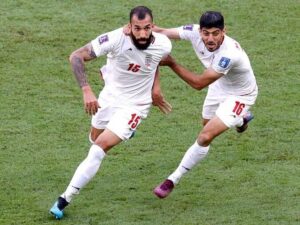 Irán le ganó a Gales 2 goles por cero