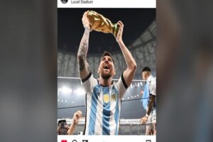 Messi rompe otro récord ¡El post con más ‘likes’ en la historia de Instagram! - FOTO