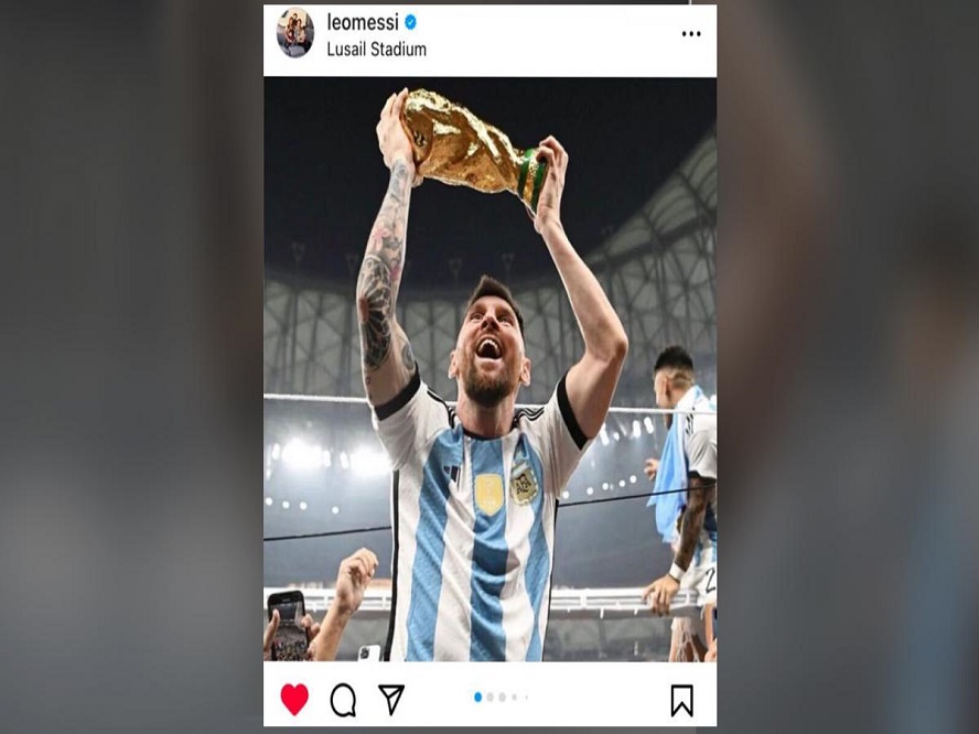 Messi rompe otro récord ¡El post con más ‘likes’ en la historia de Instagram! - FOTO