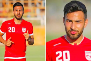 Futbolista Amir Reza Nasr Azadani está bajo amenaza de muerte por parte de las autoridades de Irán