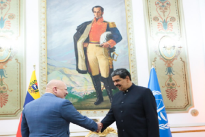 Nicolás Maduro recibió en Miraflores al fiscal de la Corte Penal Internacional (CPI), Karim Khan